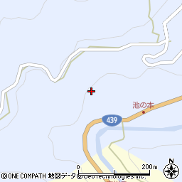 高知県土佐郡土佐町地蔵寺1953周辺の地図