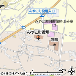 福岡県京都郡みやこ町周辺の地図