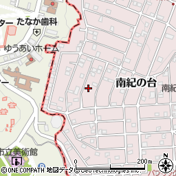 和歌山県西牟婁郡上富田町南紀の台36-25周辺の地図