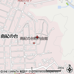和歌山県西牟婁郡上富田町南紀の台28-16周辺の地図