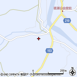 愛媛県上浮穴郡久万高原町直瀬4131周辺の地図