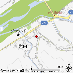 和歌山県西牟婁郡上富田町岩田705-1周辺の地図