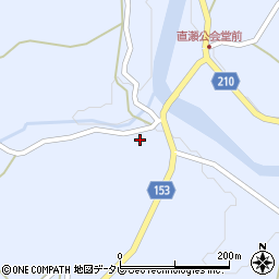 愛媛県上浮穴郡久万高原町直瀬4132周辺の地図