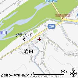 和歌山県西牟婁郡上富田町岩田705周辺の地図