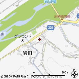 和歌山県西牟婁郡上富田町岩田705-12周辺の地図