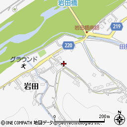 和歌山県西牟婁郡上富田町岩田720周辺の地図