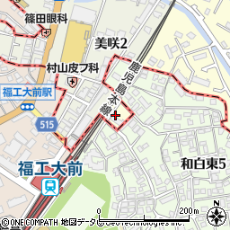福岡県新宮町（糟屋郡）夜臼周辺の地図