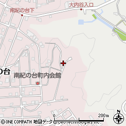 和歌山県西牟婁郡上富田町南紀の台25-5周辺の地図
