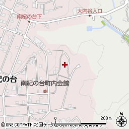 和歌山県西牟婁郡上富田町南紀の台24-7周辺の地図