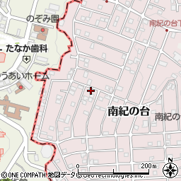 和歌山県西牟婁郡上富田町南紀の台36-35周辺の地図