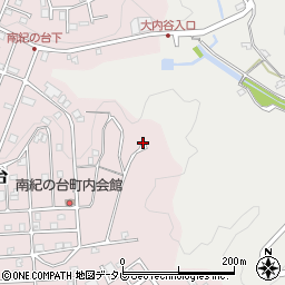 和歌山県西牟婁郡上富田町南紀の台25周辺の地図