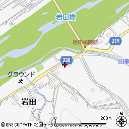 和歌山県西牟婁郡上富田町岩田714周辺の地図