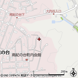 和歌山県西牟婁郡上富田町南紀の台24-3周辺の地図