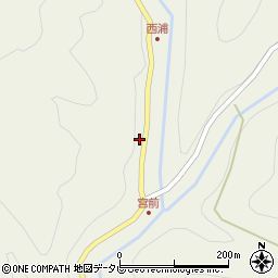 愛媛県上浮穴郡久万高原町前組2747周辺の地図