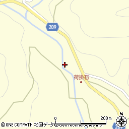 愛媛県上浮穴郡久万高原町上畑野川乙-195周辺の地図