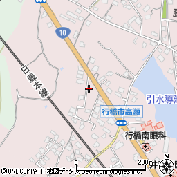 福岡県行橋市高瀬117周辺の地図