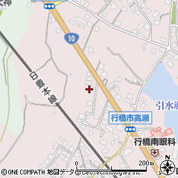 福岡県行橋市高瀬114周辺の地図