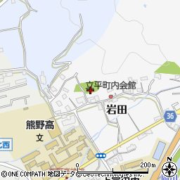 和歌山県西牟婁郡上富田町岩田56周辺の地図