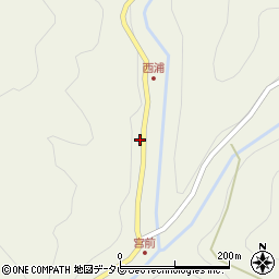 愛媛県上浮穴郡久万高原町前組2737周辺の地図