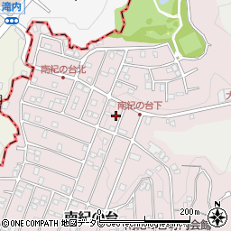和歌山県西牟婁郡上富田町南紀の台12-21周辺の地図
