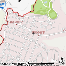 和歌山県西牟婁郡上富田町南紀の台12-19周辺の地図
