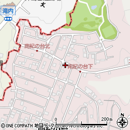 和歌山県西牟婁郡上富田町南紀の台12-34周辺の地図