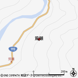 徳島県海部郡海陽町小川荒瀬周辺の地図