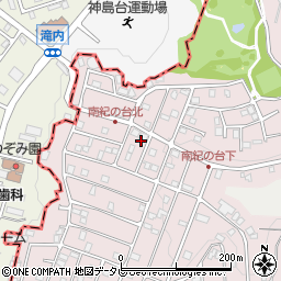 和歌山県西牟婁郡上富田町南紀の台13-23周辺の地図