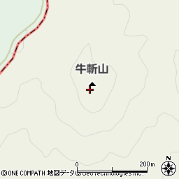 牛斬山周辺の地図
