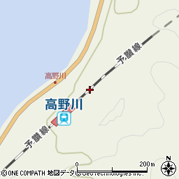 愛媛県伊予市双海町高野川234周辺の地図