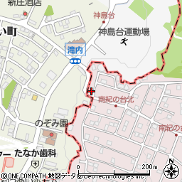 和歌山県西牟婁郡上富田町南紀の台3-11周辺の地図