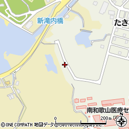和歌山県田辺市たきない町36周辺の地図