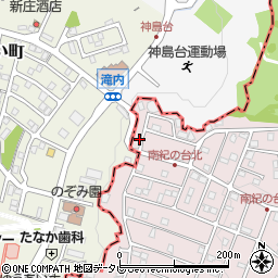 和歌山県西牟婁郡上富田町南紀の台3周辺の地図