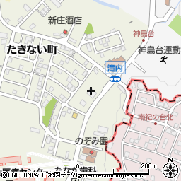 和歌山県田辺市たきない町7周辺の地図