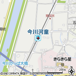 今川河童駅周辺の地図
