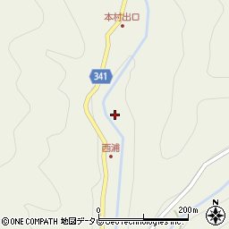 愛媛県上浮穴郡久万高原町前組2972周辺の地図
