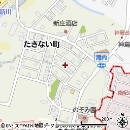 和歌山県田辺市たきない町16周辺の地図