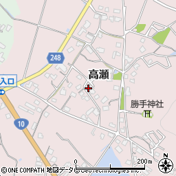福岡県行橋市高瀬392周辺の地図