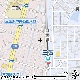 ラフォーレ三苫駅前Ａ周辺の地図