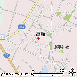 福岡県行橋市高瀬393周辺の地図