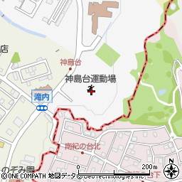 和歌山県田辺市神島台9周辺の地図