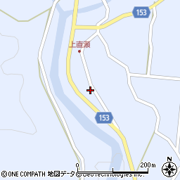 愛媛県上浮穴郡久万高原町直瀬2861周辺の地図