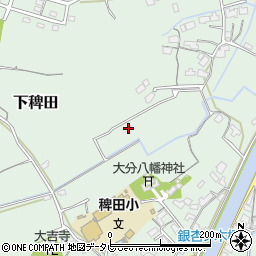 福岡県行橋市下稗田周辺の地図
