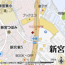 やよい軒新宮店周辺の地図