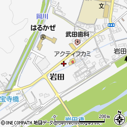 和歌山県西牟婁郡上富田町岩田1532-5周辺の地図
