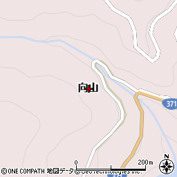 和歌山県田辺市向山周辺の地図