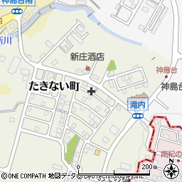 和歌山県田辺市たきない町8周辺の地図