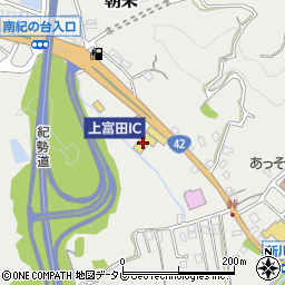 スズキ自販和歌山スズキアリーナ上富田周辺の地図