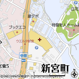 カメラのキタムラライフガーデン新宮中央店周辺の地図