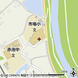 福智町立市場小学校　学童クラブ周辺の地図